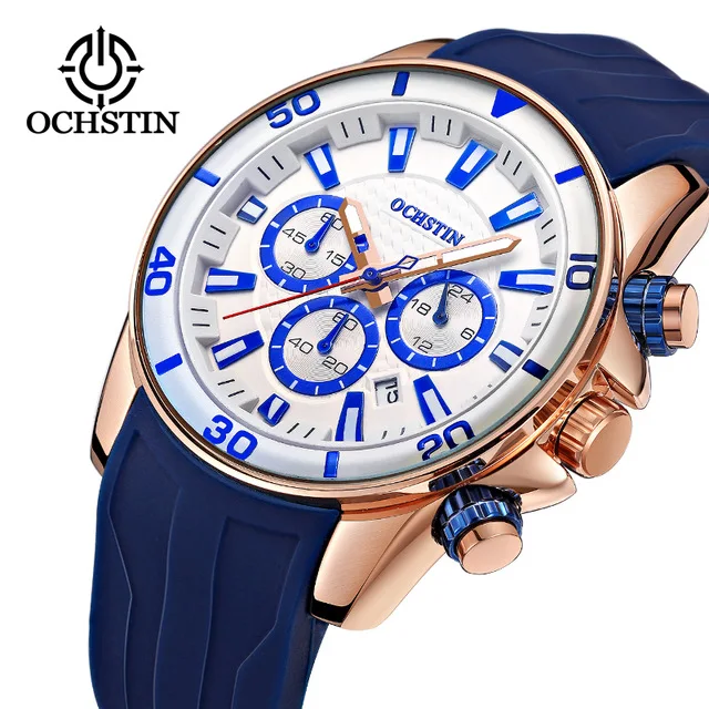 OCHSTIN Sports Watches Men Top Brand Auto Date Silicone Strap Quartz Military WristWatch Male Waterproof Clock Relogio Saat +Box
OCHSTIN Sports Watches Men Top Brand Auto Date Silicone Strap Quartz Military WristWatch Male Waterproof Clock Relogio Saat +Box