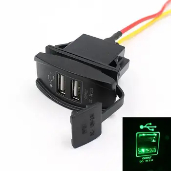 Auto car-styling Car Truck Boat Accessory 12V 24V Dual USB Charger Power Adapter LED Outlet 2018 hot
Auto car-styling Car Truck Boat Accessory 12V 24V Dual USB Charger Power Adapter LED Outlet 2018 hot