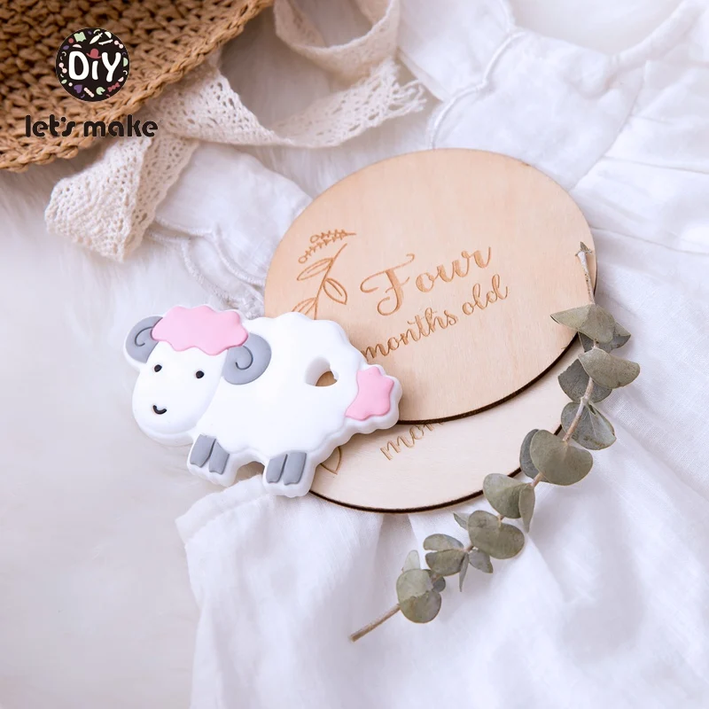 Let's Make Baby Teether Single Loaded Silicone Teether DIY Bpa Free Sheep Cartoon Animal 1pc 3-6 Months LaTeX Free Baby Teething
Let's Make Baby Teether Single Loaded Silicone Teether DIY Bpa Free Sheep Cartoon Animal 1pc 3-6 Months LaTeX Free Baby Teething