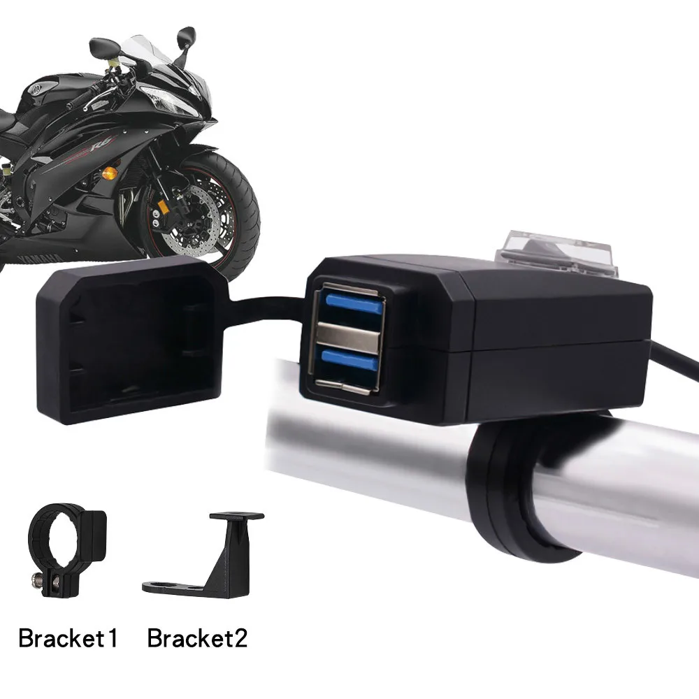 Universal QC3.0 USB Motorcycle Charger Moto equipment Dual USB Quick Change 12V Power Supply Adapter for iphone Samsung Huawei
Universal QC3.0 USB Motorcycle Charger Moto equipment Dual USB Quick Change 12V Power Supply Adapter for iphone Samsung Huawei