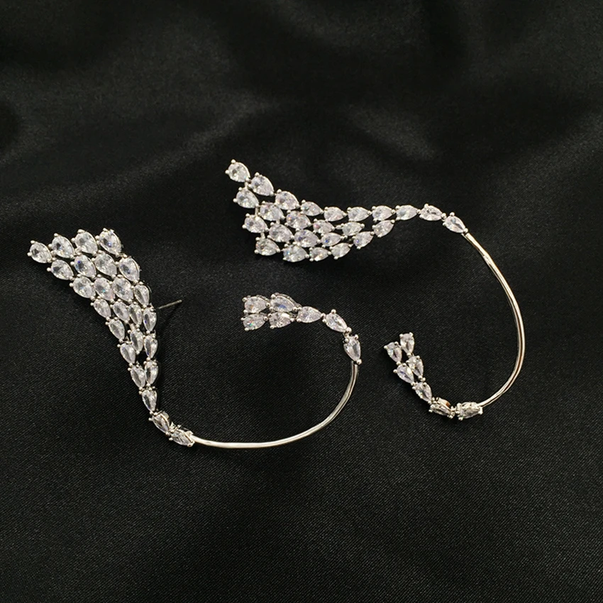 Fashion Unique Plant Punk Stud Earrings for Women Micro Pave White Crystal Zircon Gold Filled Earings Luxury Anniversary Jewelry
Fashion Unique Plant Punk Stud Earrings for Women Micro Pave White Crystal Zircon Gold Filled Earings Luxury Anniversary Jewelry
