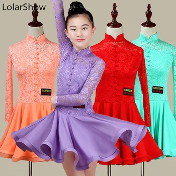 Girls' Latin Dance Competition Dresses Lace Dance Dress For Girl Standard Dance Costumes
Girls' Latin Dance Competition Dresses Lace Dance Dress For Girl Standard Dance Costumes