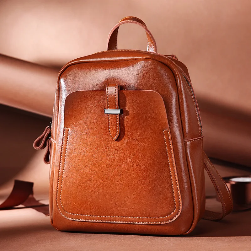 SMILEY SUNSHINE Genuine Leather Women Backpacks 2018 Fashion Patent Leather Retro Female Backpack Vintage Schoolbag Back Pack
SMILEY SUNSHINE Genuine Leather Women Backpacks 2018 Fashion Patent Leather Retro Female Backpack Vintage Schoolbag Back Pack