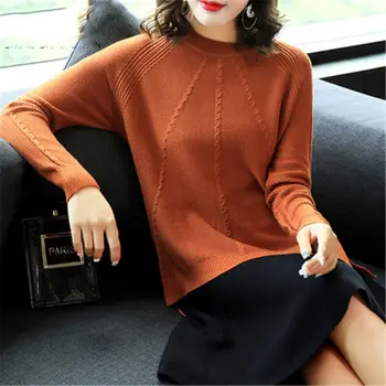 2019 NEW Winter lazy wind Sweater Female Pullover Korean Loose Knit Tops Casual Women's knitted Sweater women winter warm X138
2019 NEW Winter lazy wind Sweater Female Pullover Korean Loose Knit Tops Casual Women's knitted Sweater women winter warm X138