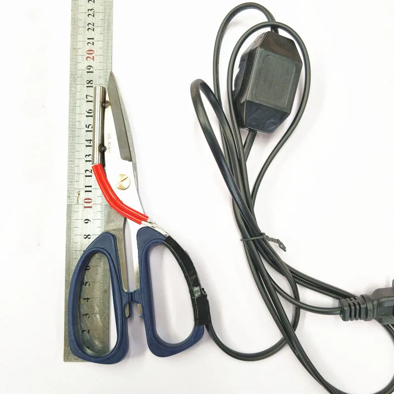 Electric Heating tailor scissors, Power hot shears knife heated scissors with working indicator for cloth cutting, heat cutter
Electric Heating tailor scissors, Power hot shears knife heated scissors with working indicator for cloth cutting, heat cutter