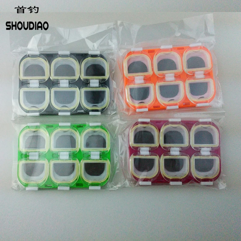 SHOU DIAO 11X8X1CM Many Colors Magnetic Plastic Fish Hook Box Fishing Tackle Box Fishing accessories box
SHOU DIAO 11X8X1CM Many Colors Magnetic Plastic Fish Hook Box Fishing Tackle Box Fishing accessories box