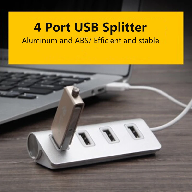 Высокоскоростной USB концентратор с 4 портами 2 0 порт OTG разветвитель для Apple Macbook Air