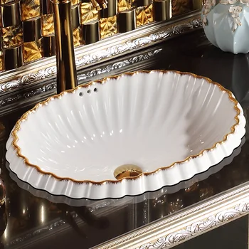 China Bathroom ceramic sinks china wash basin Ceramic Counter Top Wash Basin Bathroom Sinks oval vanity sinks shell shape white
China Bathroom ceramic sinks china wash basin Ceramic Counter Top Wash Basin Bathroom Sinks oval vanity sinks shell shape white