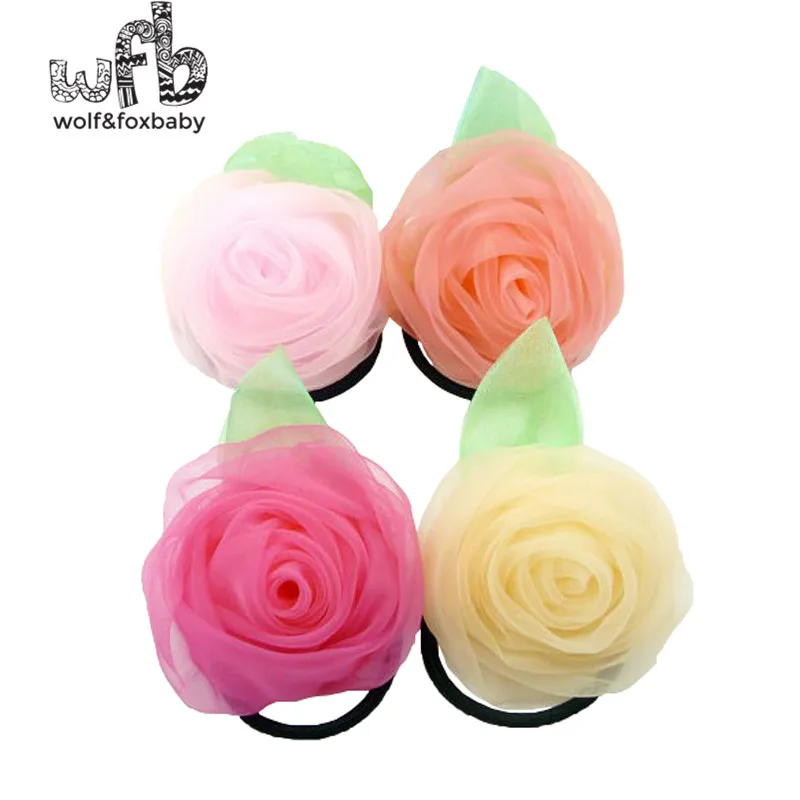 hot sales 4pcs/lot Solid Pure colored rose gauze infant Children kids Hair Accessory high elasticity Rubber headBands headwear
hot sales 4pcs/lot Solid Pure colored rose gauze infant Children kids Hair Accessory high elasticity Rubber headBands headwear