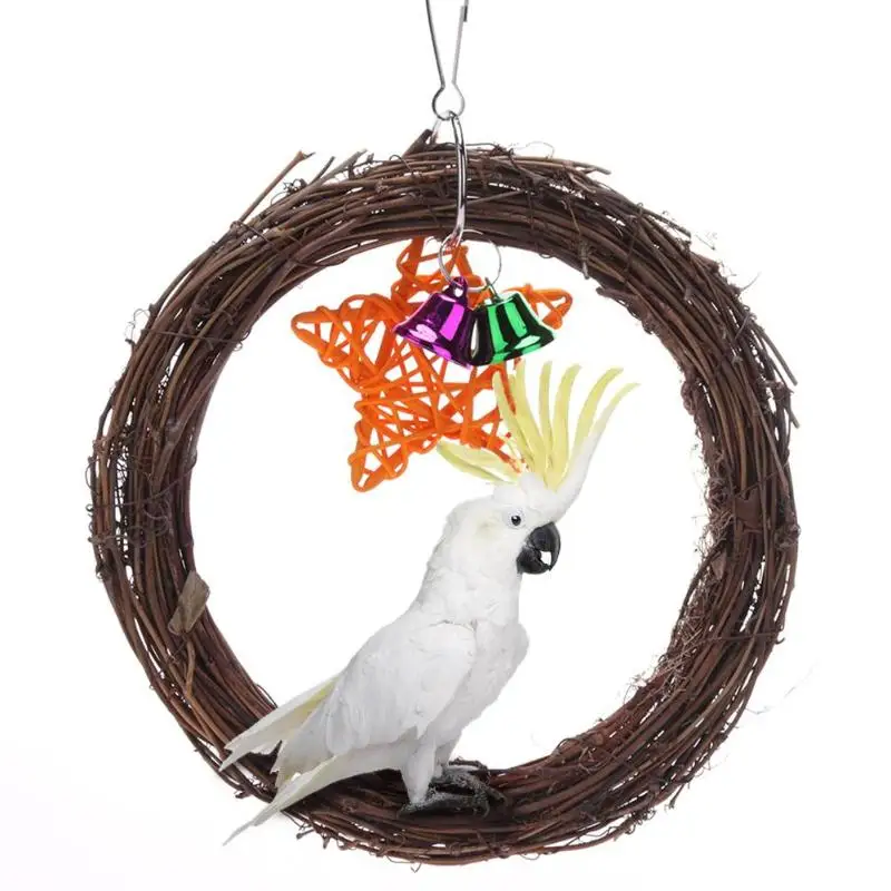Colorful Parrot Toys Suspension Hanging Bridge Chain Pet Bird Parrot Chew Toys Bird Cage Toys for Parrots Birds Home Decoration
Colorful Parrot Toys Suspension Hanging Bridge Chain Pet Bird Parrot Chew Toys Bird Cage Toys for Parrots Birds Home Decoration