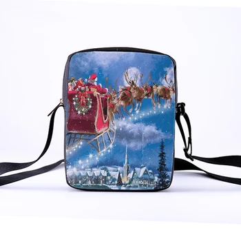 Customized ladies shoulder diagonal bag printing Merry Christmas children's gift Christmas pattern shoulder diagonal package
Customized ladies shoulder diagonal bag printing Merry Christmas children's gift Christmas pattern shoulder diagonal package