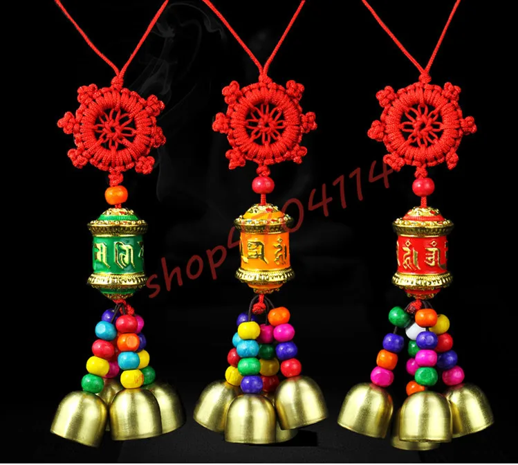 Pure brass, six-character truth, prayer wheel car hangings, exquisite crafts, decorations
Pure brass, six-character truth, prayer wheel car hangings, exquisite crafts, decorations