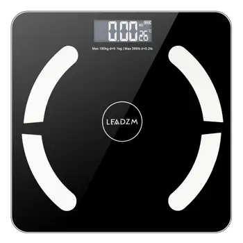 Electronic Bluetooth Smart Digital Weighing Scale Bathroom Glass LCD Display APP For Body Weight Body Fat Muscle Mass BMI BMR
Electronic Bluetooth Smart Digital Weighing Scale Bathroom Glass LCD Display APP For Body Weight Body Fat Muscle Mass BMI BMR