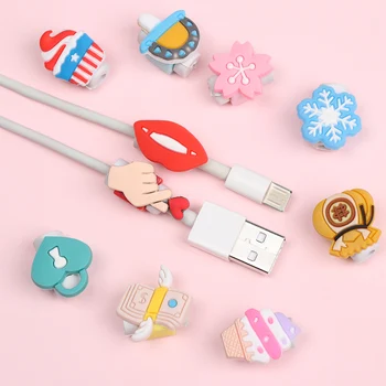 For iPhone Android USB Earphone Data Line Cover Cable Soft Cute Cartoon protector Bobbin winder Data Line Case Rope Protection
For iPhone Android USB Earphone Data Line Cover Cable Soft Cute Cartoon protector Bobbin winder Data Line Case Rope Protection