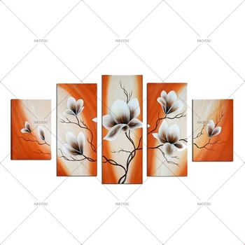 Modern Flowers paintings 5 piece large canvas print wall art modular painting on decoration oil paint decorative pictures
Modern Flowers paintings 5 piece large canvas print wall art modular painting on decoration oil paint decorative pictures