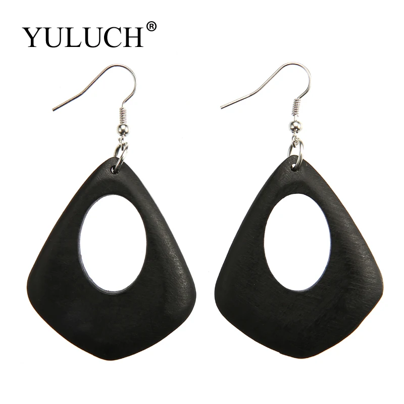 YULUCH 1 Pair New 2018 Earring for Woman Design Drop Wood Earrings Hollow Round Eardrop MS Big Waterdrop Earring Jewelry
YULUCH 1 Pair New 2018 Earring for Woman Design Drop Wood Earrings Hollow Round Eardrop MS Big Waterdrop Earring Jewelry