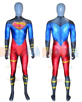 Superboy Cosplay Costume Superman Zentai Bodysuit Costume 3D Print Spandex Superhero Costume Halloween Zentai Suit Hot Sale
Superboy Cosplay Costume Superman Zentai Bodysuit Costume 3D Print Spandex Superhero Costume Halloween Zentai Suit Hot Sale