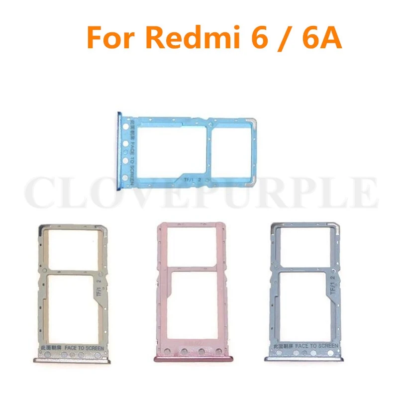 Sim Card Reader Holder For Xiaomi Redmi 6 SIm card Tray Slot Socket Adapter For Redmi 6A
Sim Card Reader Holder For Xiaomi Redmi 6 SIm card Tray Slot Socket Adapter For Redmi 6A