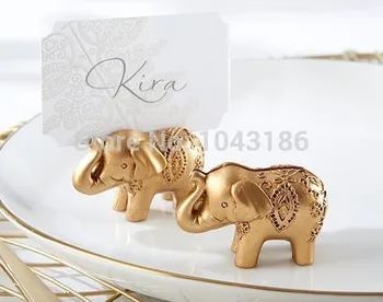 wedding party decoration --party favors Lucky Golden Elephant Place name Card Holder table number card holder 80pcs/lot
wedding party decoration --party favors Lucky Golden Elephant Place name Card Holder table number card holder 80pcs/lot