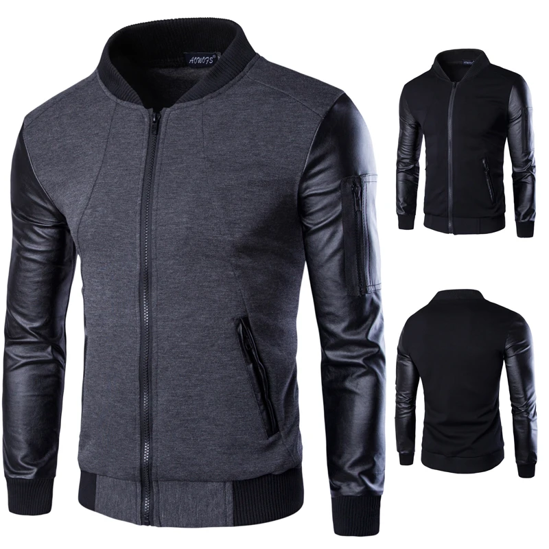 Men Hoodies Patchwork Leather Sleeve Fashion Hoodies Men Jacket Coat Brand Sweatshirt Casual Suit Pullover Tracksuits Masculino
Men Hoodies Patchwork Leather Sleeve Fashion Hoodies Men Jacket Coat Brand Sweatshirt Casual Suit Pullover Tracksuits Masculino