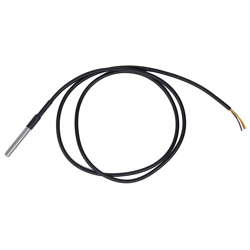 DS1820 Stainless Steel Package Waterproof DS18b20 Temperature Probe Temperature Sensor 18B20 For Arduino
DS1820 Stainless Steel Package Waterproof DS18b20 Temperature Probe Temperature Sensor 18B20 For Arduino