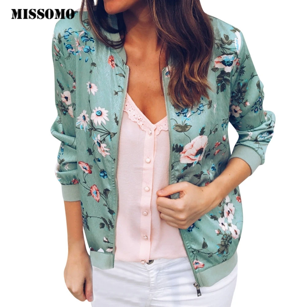 MISSOMO women clothes 2019 Retro Floral Print Women Coat Casual Zipper Up Bomber Jacket Ladies Casual Autumn Outwear Coats
MISSOMO women clothes 2019 Retro Floral Print Women Coat Casual Zipper Up Bomber Jacket Ladies Casual Autumn Outwear Coats