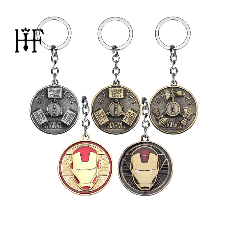 The Avengers 4 Key Ring Thor Hammer Rotatable Keychain Iron Man Rotated Key chain Holder Car Bag llaveros keychains for men
The Avengers 4 Key Ring Thor Hammer Rotatable Keychain Iron Man Rotated Key chain Holder Car Bag llaveros keychains for men