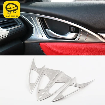CarManGo For Honda Civic 10th 2016 2017 Auto Car-styling inner door handle frame trim cover trim interior accessories Sticker
CarManGo For Honda Civic 10th 2016 2017 Auto Car-styling inner door handle frame trim cover trim interior accessories Sticker