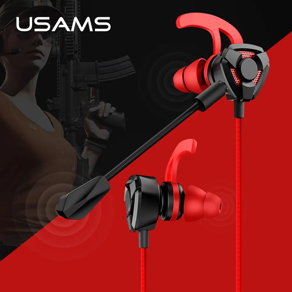 USAMS Universal Mobile Phone Headset With Microphone Earphone Gaming Earphone Sports Music Earphones Headsets Handfree Micphone
USAMS Universal Mobile Phone Headset With Microphone Earphone Gaming Earphone Sports Music Earphones Headsets Handfree Micphone