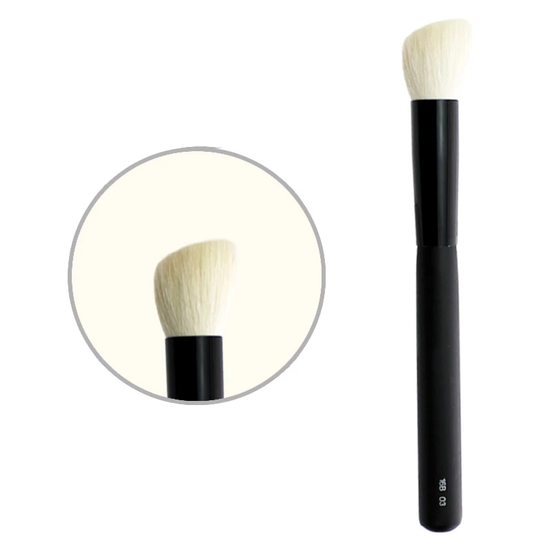 16B03 Professional Make Up Brush Angled Highlighter Brush Manually Bundled Natural Goat Hair Makeup Brushes
16B03 Professional Make Up Brush Angled Highlighter Brush Manually Bundled Natural Goat Hair Makeup Brushes