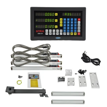 1 Sets of DRO Digital Readout D60-3V for Lathe /Mill ,Each with 3 Linear Scale (50mm-1000mm) 5Micron
1 Sets of DRO Digital Readout D60-3V for Lathe /Mill ,Each with 3 Linear Scale (50mm-1000mm) 5Micron
