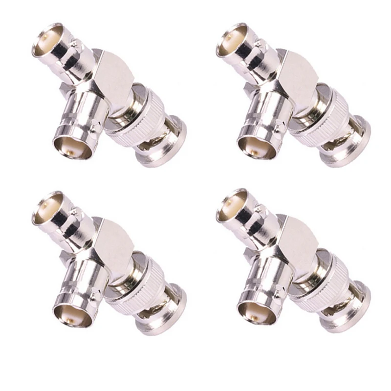 10pcs T Shape 3 Ways BNC Connector 1 BNC Male Plug to 2 BNC Female Jack Socket Adapter Coaxial Connector for CCTV Camera
10pcs T Shape 3 Ways BNC Connector 1 BNC Male Plug to 2 BNC Female Jack Socket Adapter Coaxial Connector for CCTV Camera