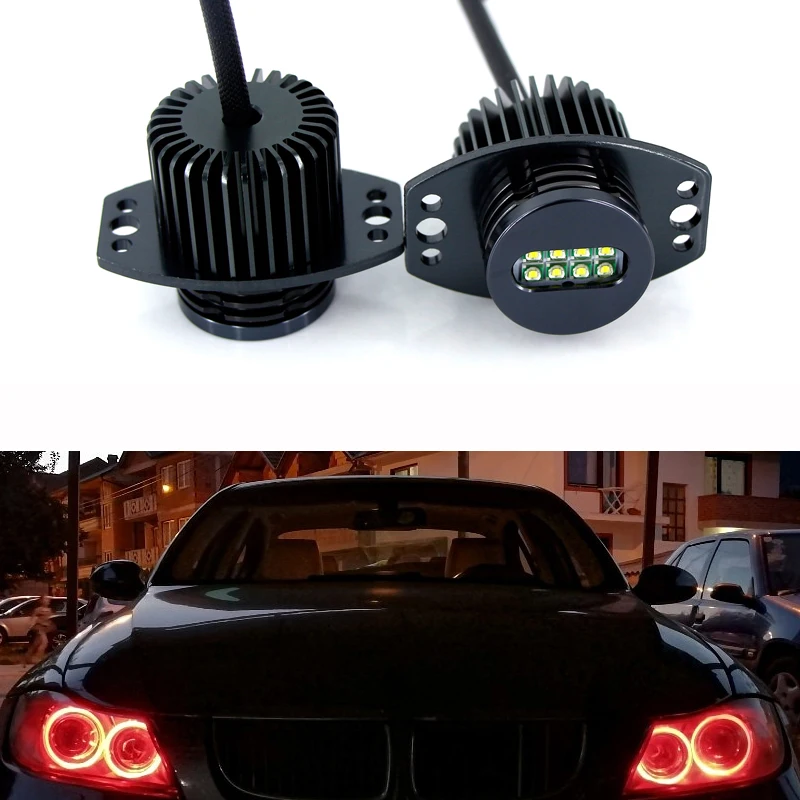 2PCS 40W White 6000K LED Angel Eye Halo Ring Marker Light Bulb Canbus Error free for BMW E90 E91 3 Series 325i 328i 335i 05-08
2PCS 40W White 6000K LED Angel Eye Halo Ring Marker Light Bulb Canbus Error free for BMW E90 E91 3 Series 325i 328i 335i 05-08