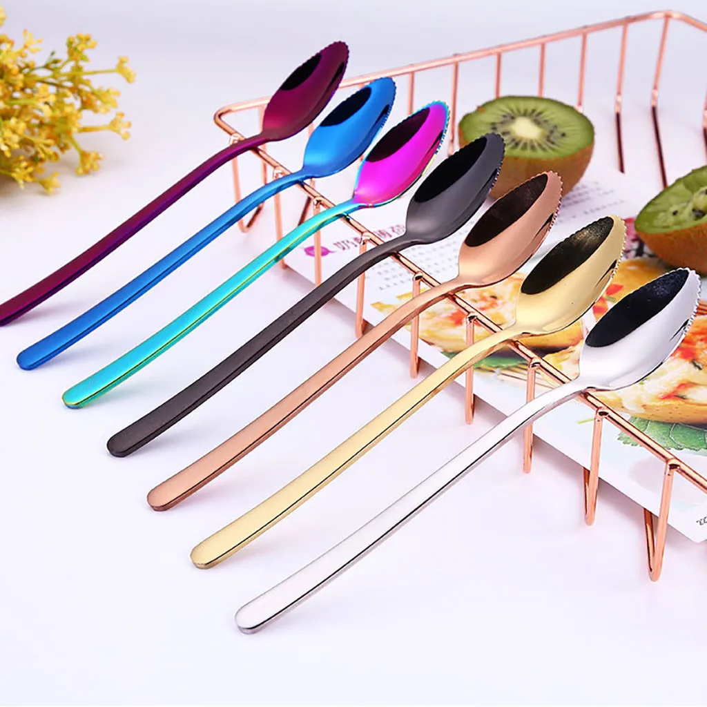 Delicate Soup Spoon Drink Soup Dedicated Colorful Handle Spoon Drink Tool Kitchen Gadget Fruit Food#p25
Delicate Soup Spoon Drink Soup Dedicated Colorful Handle Spoon Drink Tool Kitchen Gadget Fruit Food#p25