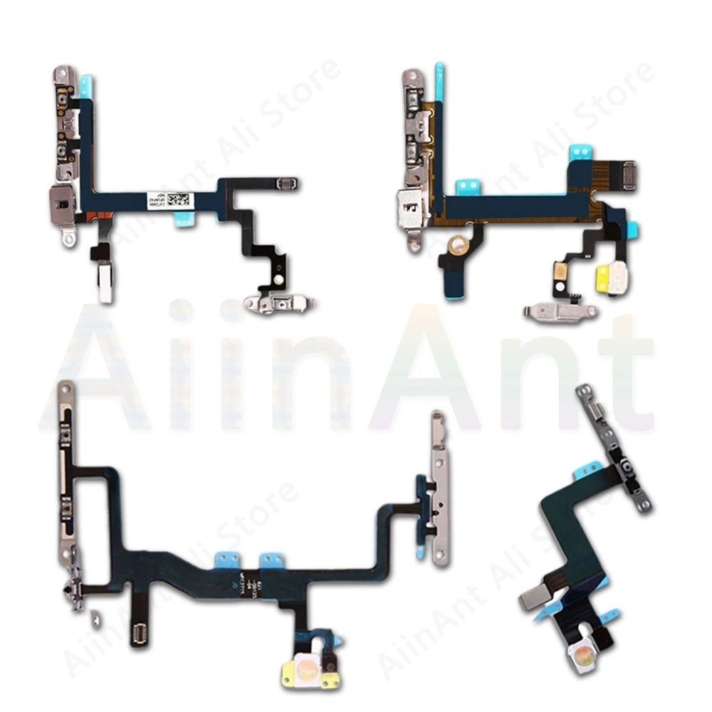 Power Flex For iPhone 6 6s 7 8 Plus 5s 5c SE 5 Volume Button Mute Power Flex Cable with Metal Holder Repair Parts
Power Flex For iPhone 6 6s 7 8 Plus 5s 5c SE 5 Volume Button Mute Power Flex Cable with Metal Holder Repair Parts