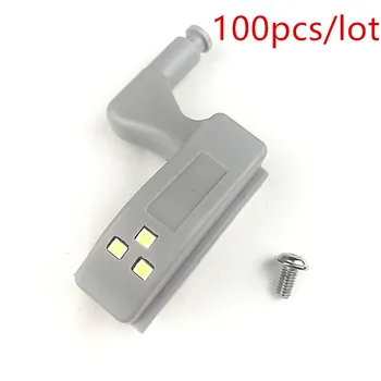 100pcs/lot Kitchen Bedroom Living room Cabinet Cupboard Closet Wardrobe 0.25W Furniture Hinge LED Sensor Light System
100pcs/lot Kitchen Bedroom Living room Cabinet Cupboard Closet Wardrobe 0.25W Furniture Hinge LED Sensor Light System