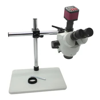 Trinocular Stereo Microscope 3.5X-90X Continuous Zoom Magnification+14MP Industrial Microscope HDMI USB Camera+Rotating Bracket
Trinocular Stereo Microscope 3.5X-90X Continuous Zoom Magnification+14MP Industrial Microscope HDMI USB Camera+Rotating Bracket