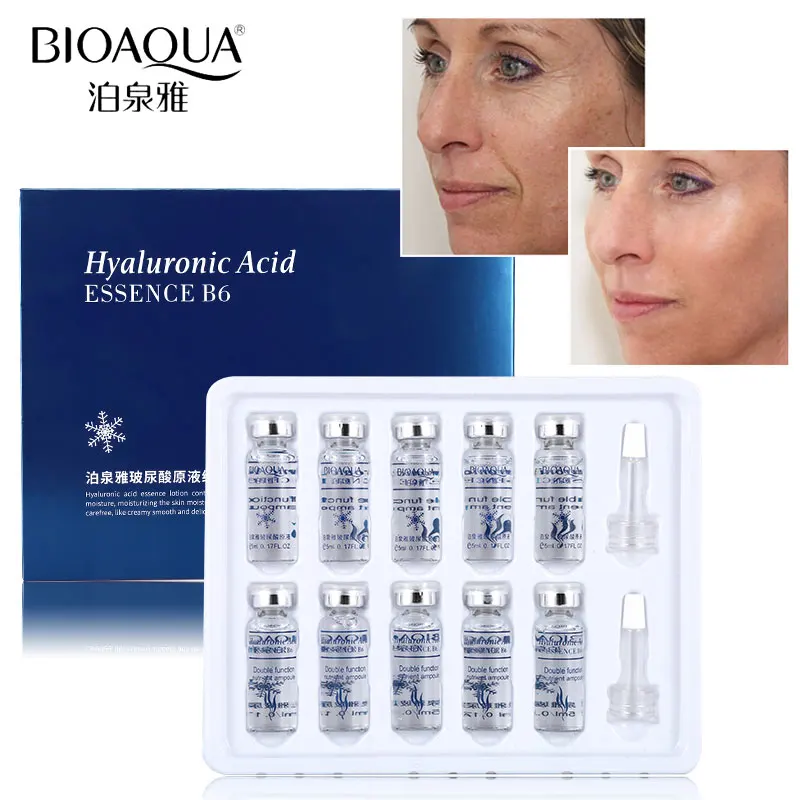 BIOAQUA 10pcs/Set Anti Wrinkle Moisturizing Hyaluronic Acid Vitamins Serum Facial Skin Care Anti Aging Collagen Essence Liquid
BIOAQUA 10pcs/Set Anti Wrinkle Moisturizing Hyaluronic Acid Vitamins Serum Facial Skin Care Anti Aging Collagen Essence Liquid