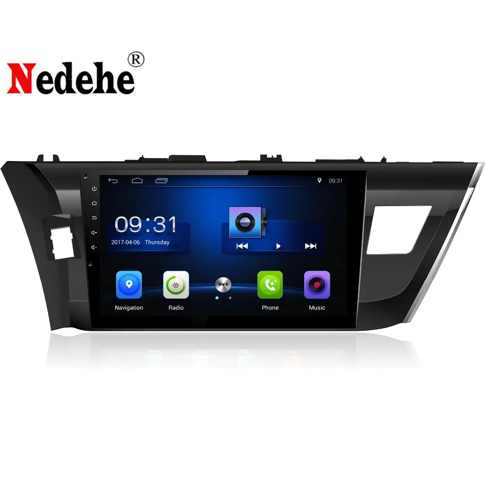 Nedehe 10 1 дюймов 2G RAM + 32G ROM четырехъядерный Android 8 0 автомобильное радио для TOYOTA Corolla 2014
