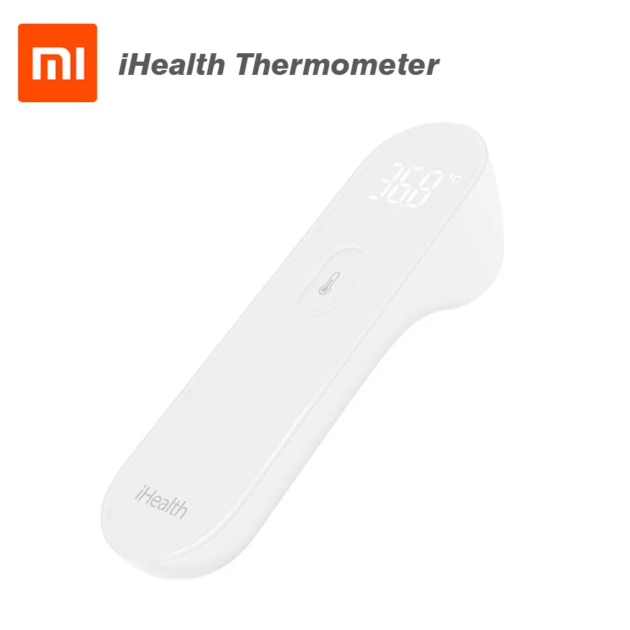 Original Xiaomi Mijia iHealth Thermometer Accurate Digital Fever Infrared Clinical Thermometer Non Contact Measurement LED Shown
Original Xiaomi Mijia iHealth Thermometer Accurate Digital Fever Infrared Clinical Thermometer Non Contact Measurement LED Shown