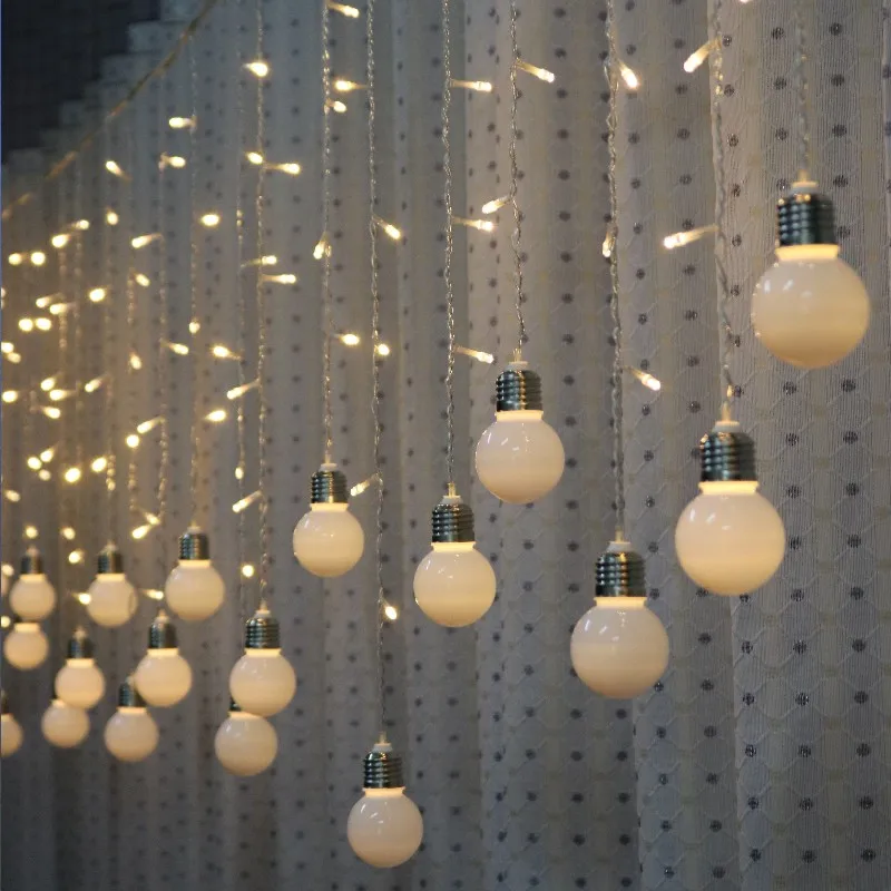 Feimefeiyou 3.5M 96 LED Bulb Light String Romantic Fairy Lights String Curtain Lights For Holiday Wedding Party Curtain Decora
Feimefeiyou 3.5M 96 LED Bulb Light String Romantic Fairy Lights String Curtain Lights For Holiday Wedding Party Curtain Decora