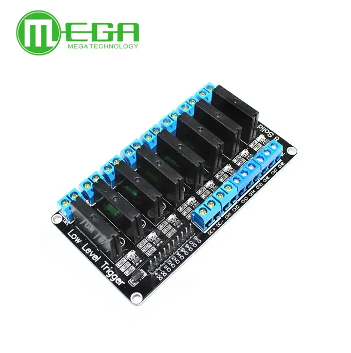 8 Channel 5V DC Relay Module Solid State Relay Module low level Relay 250V2A SSR AVR DSP
8 Channel 5V DC Relay Module Solid State Relay Module low level Relay 250V2A SSR AVR DSP