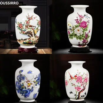 OUSSIRRO Jingdezhen Ceramic Vases Pottery Decoration Living Room Flower Arrangement Modern Home Simple TV Cabinet Ceramic Gift
OUSSIRRO Jingdezhen Ceramic Vases Pottery Decoration Living Room Flower Arrangement Modern Home Simple TV Cabinet Ceramic Gift