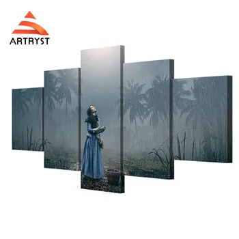 5 pieces of canvas art painting rain girl palm tree poster HD print on canvas modern home decoration living room wall painting
5 pieces of canvas art painting rain girl palm tree poster HD print on canvas modern home decoration living room wall painting