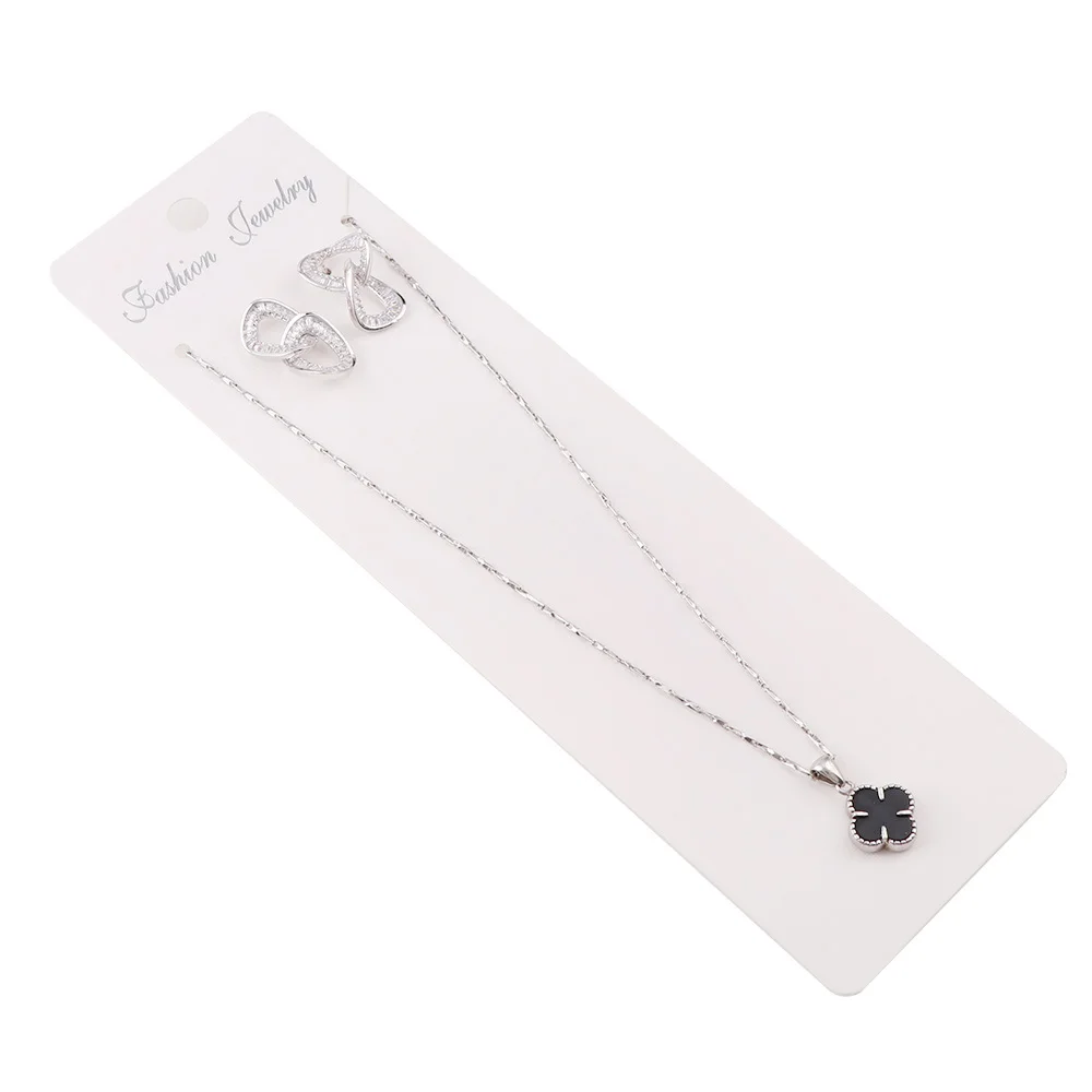 25Pcs 2Size White Hand Made Ear Necklace Jewelry Tag Necklace Earring Card Fashion Display Jewelry Set Packaging Cards
25Pcs 2Size White Hand Made Ear Necklace Jewelry Tag Necklace Earring Card Fashion Display Jewelry Set Packaging Cards