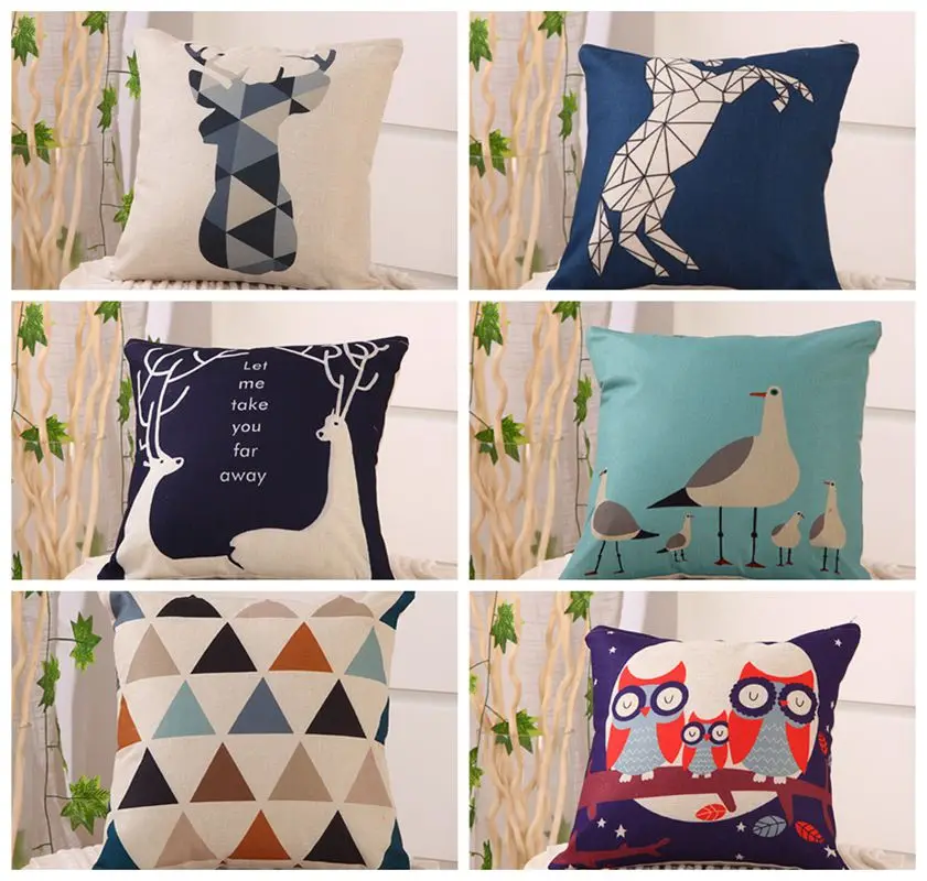 Hot Sale Linen Pillows Cover for Home Decor Geometric throw pillows Cushions Cover cojines decorativos para sofa
Hot Sale Linen Pillows Cover for Home Decor Geometric throw pillows Cushions Cover cojines decorativos para sofa