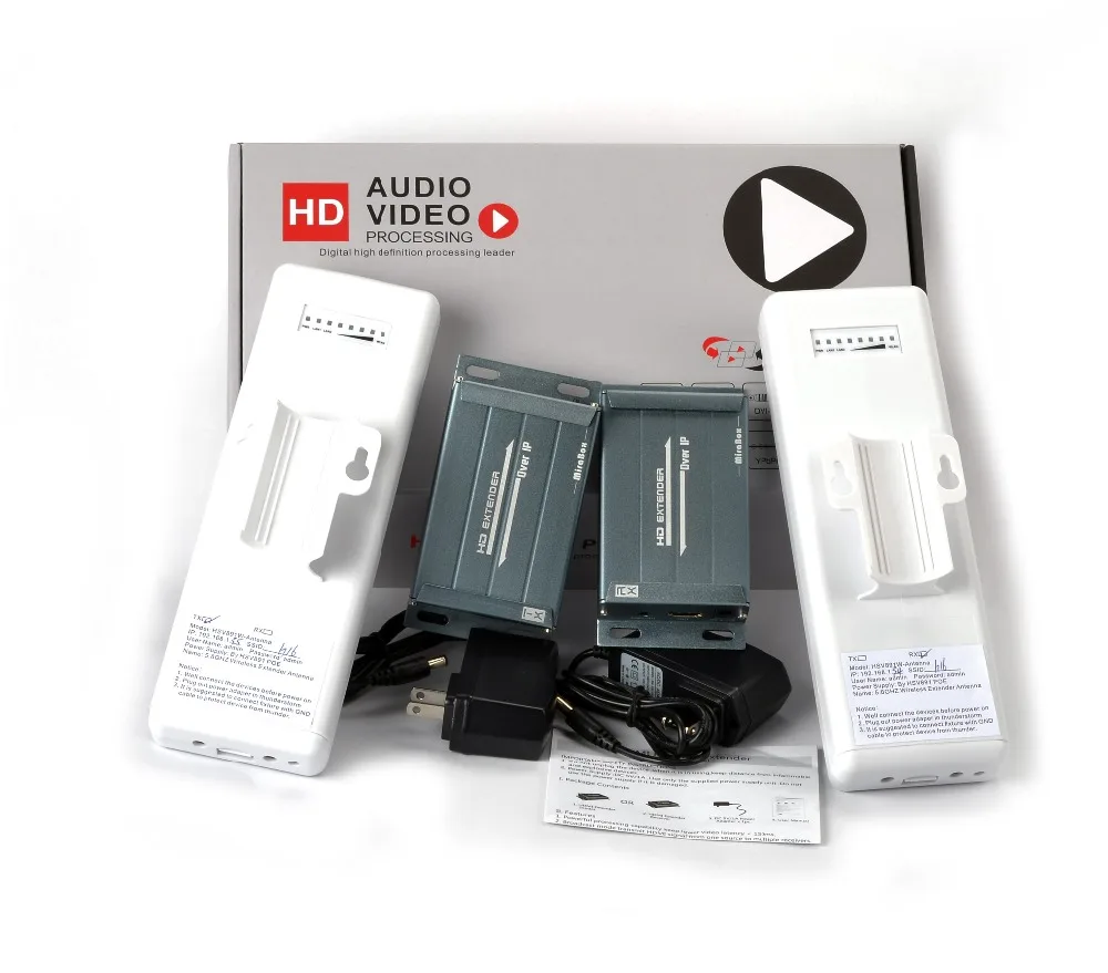 HSV891W 1080P 5.8GHZ wireless hdmi extender with audio extractor compatible with HDCP can extender 150~300m indoor (10)