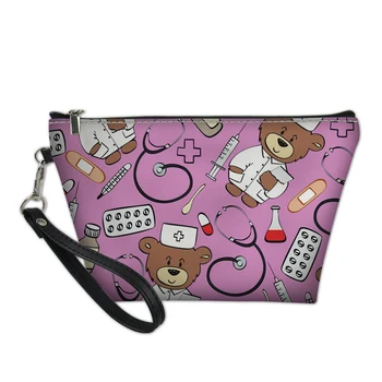 ThiKin Professional Makeup Bag Women Cosmetic Bag for Make Up Cute Cartoon Bear Nurse Travel Makeup Small Organizer Cases Girls
ThiKin Professional Makeup Bag Women Cosmetic Bag for Make Up Cute Cartoon Bear Nurse Travel Makeup Small Organizer Cases Girls