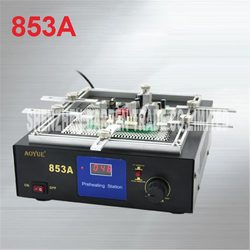8pc 853A 110/220 V infrared digital preheating table Rework Station Soldering Station IR preheating Heating disk area 130*130 mm
8pc 853A 110/220 V infrared digital preheating table Rework Station Soldering Station IR preheating Heating disk area 130*130 mm