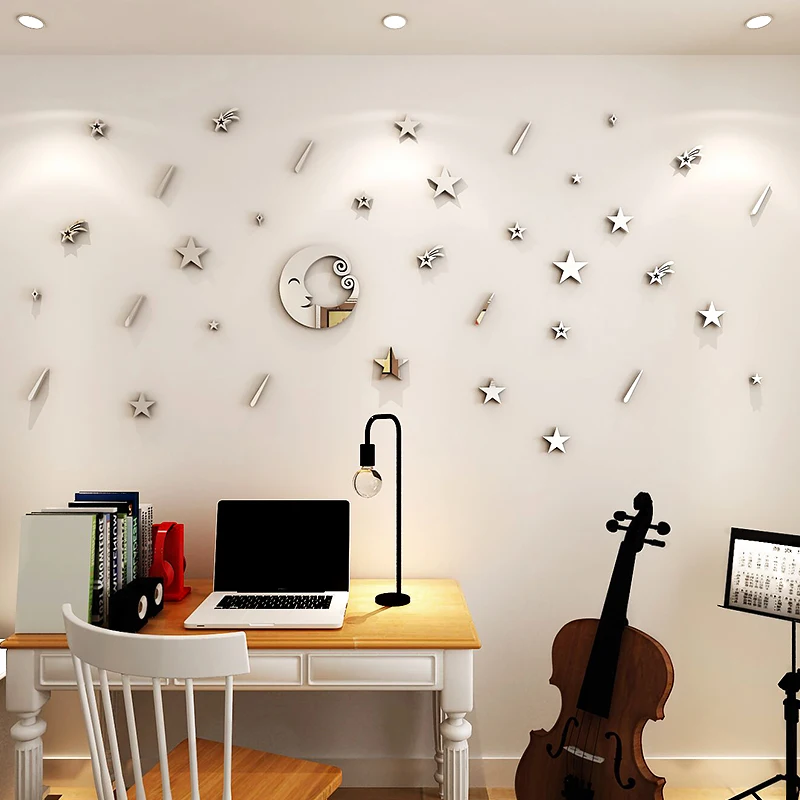 Cartoon Starry sky Mirror wall stickers For kids room living room DIY art wall decor Bedroom Meteor wall decoration
Cartoon Starry sky Mirror wall stickers For kids room living room DIY art wall decor Bedroom Meteor wall decoration